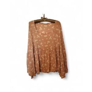 ALTAR'D STATE  Floral Baby Doll Blouse